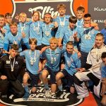 Bauskas BJSS florbolisti veiksmīgi cīnās starptautiskajā florbolā turnīrā Tallinā